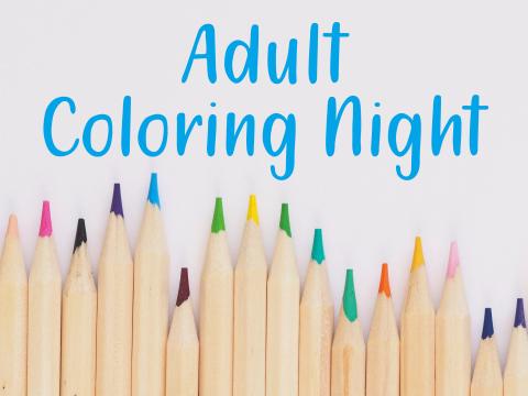 Adult Coloring Night